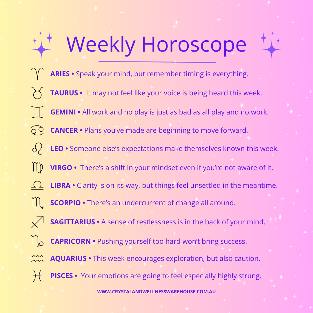 Your Weekly Horoscope - March 3rd - March 9th - The Crystal and ...