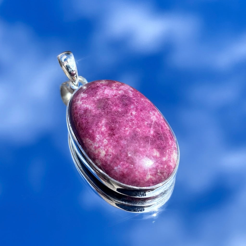 Imara Thulite Sterling Silver Pendant