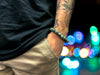 African Turquoise Adjustable Unisex Bracelet Matte Finish 10mm
