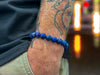 Lapis lazuli bead bracelet 6mm, 8mm, 10mm