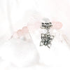 Butterfly Charm Crystal Bracelets - 6mm Many crystal varieties to choose from