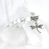 Dragonfly Charm Crystal Bracelets ~ 6mm so many crystals to choose from