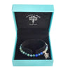 Butterfly Charm Crystal Bracelets - 6mm Many crystal varieties to choose from