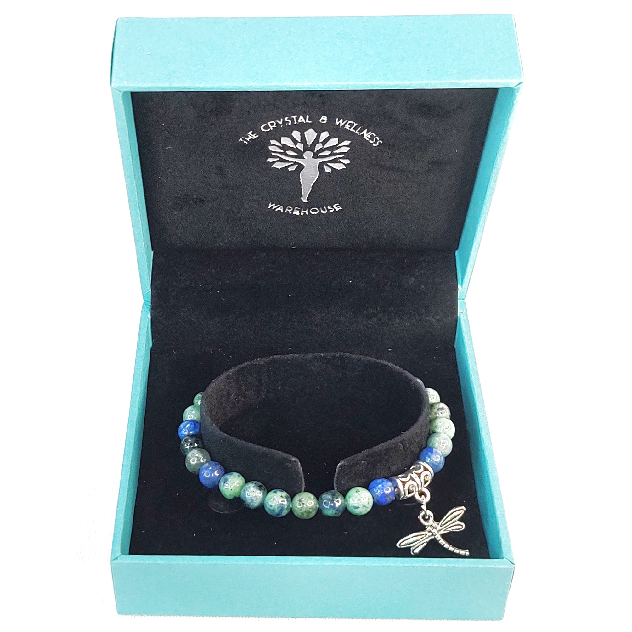 Dragonfly Charm Crystal Bracelets ~ 6mm so many crystals to choose from