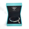 Butterfly Charm Crystal Bracelets - 6mm Many crystal varieties to choose from