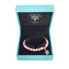 Butterfly Charm Crystal Bracelets - 6mm Many crystal varieties to choose from