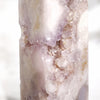 XL Pink Amethyst and Flower Agate Tower 1