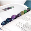Rainbow fluorite tumbled stone