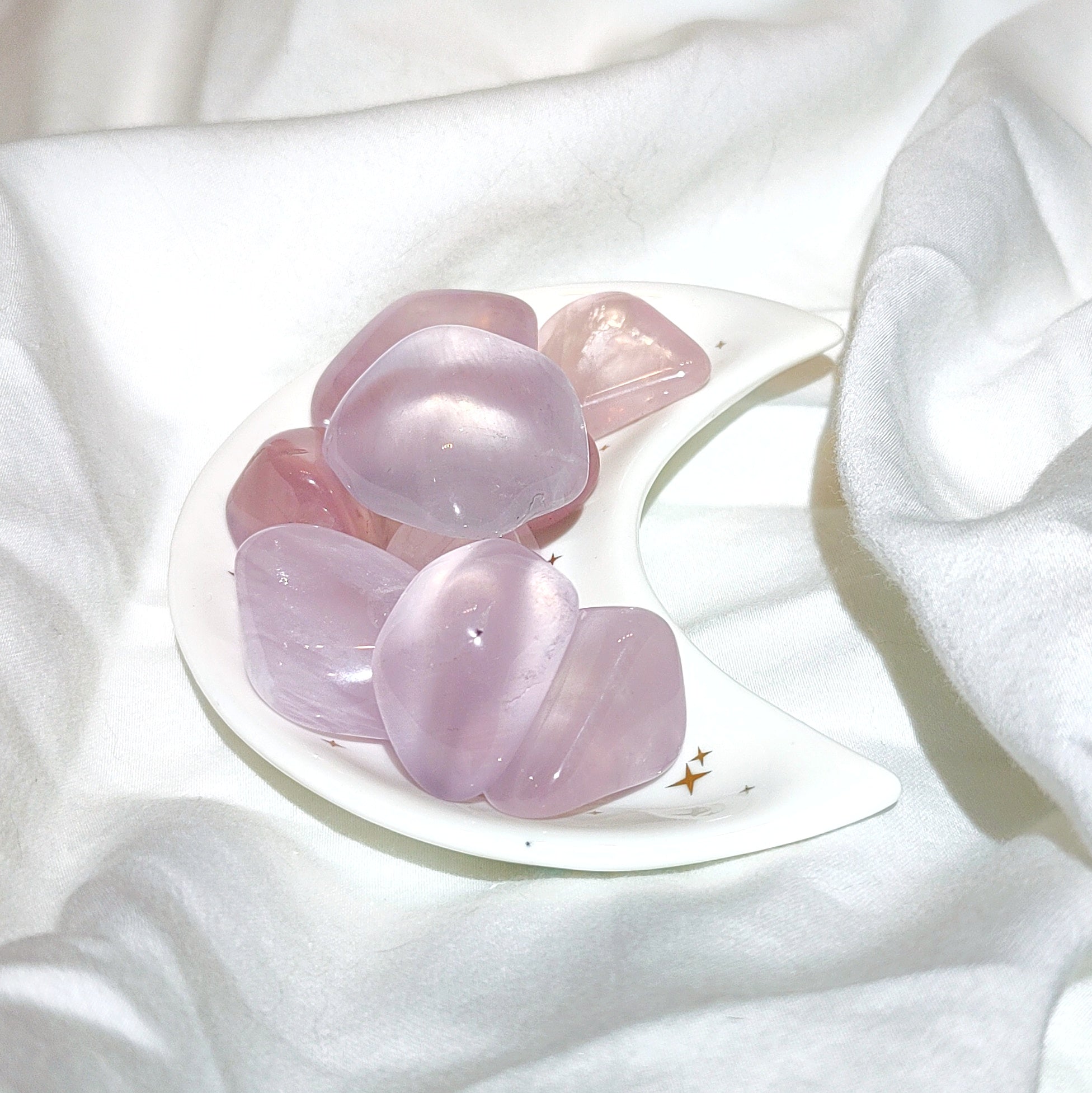 Rose Quartz tumbled stone