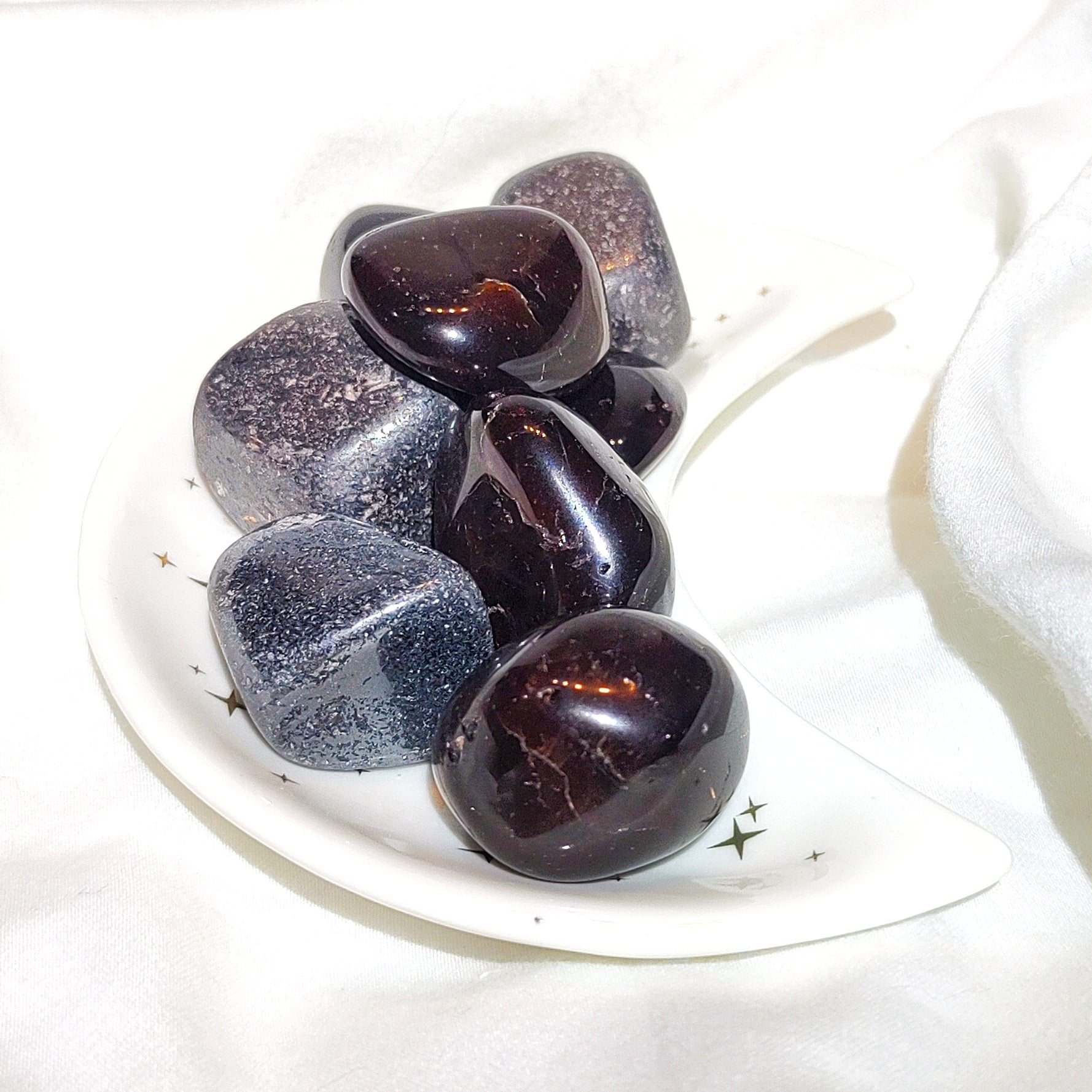 Hematite tumbled stone