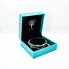 Rainbow Fluorite 6mm crystal bead bracelet twin set with tree of life charm