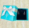 Annabelle Garnet Tear Sterling Silver Earring