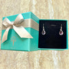 Annabelle Amethyst Tear Sterling Silver Earring