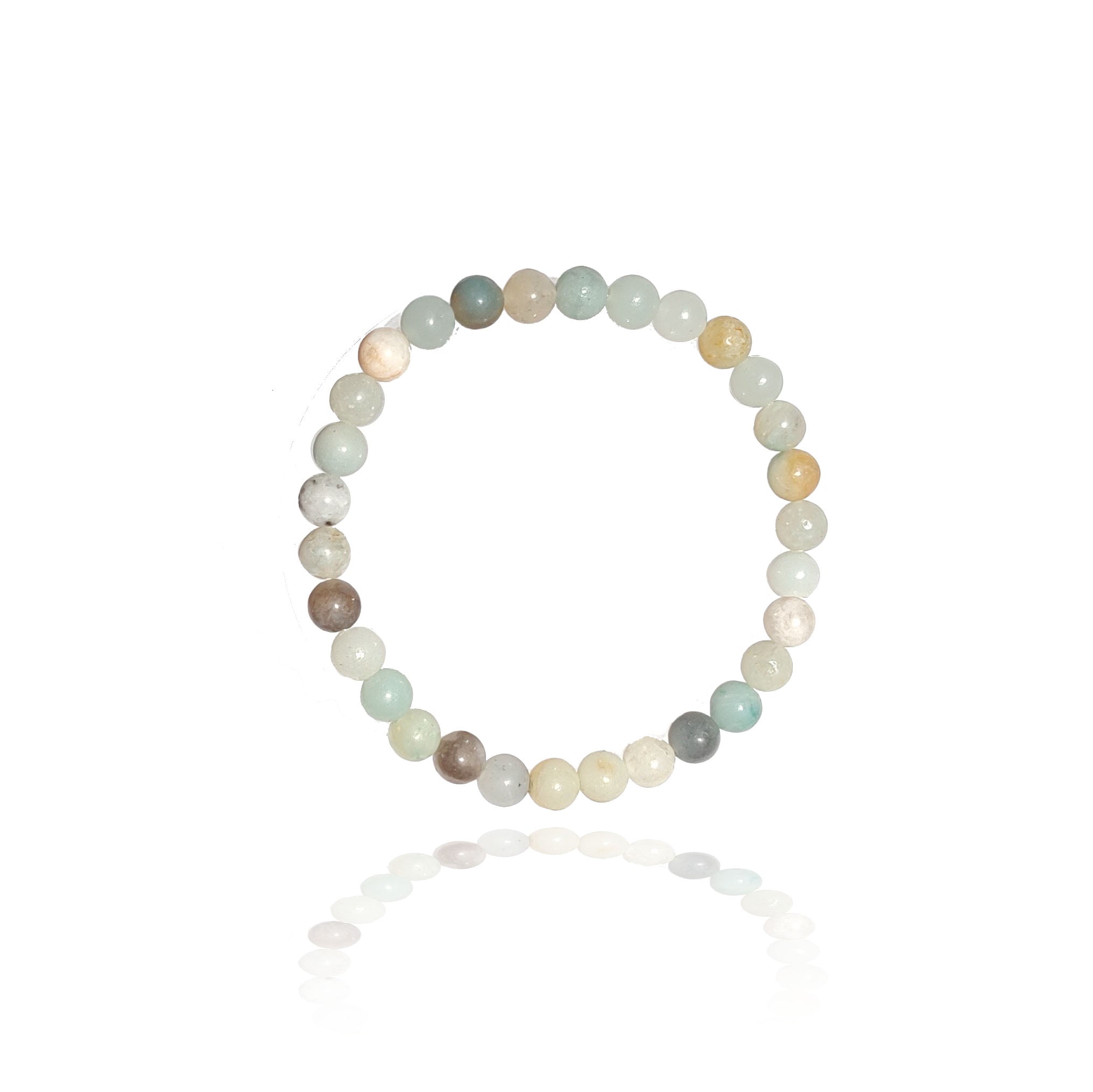 Amazonite 6mm, 8mm and 10mm bead bracelet