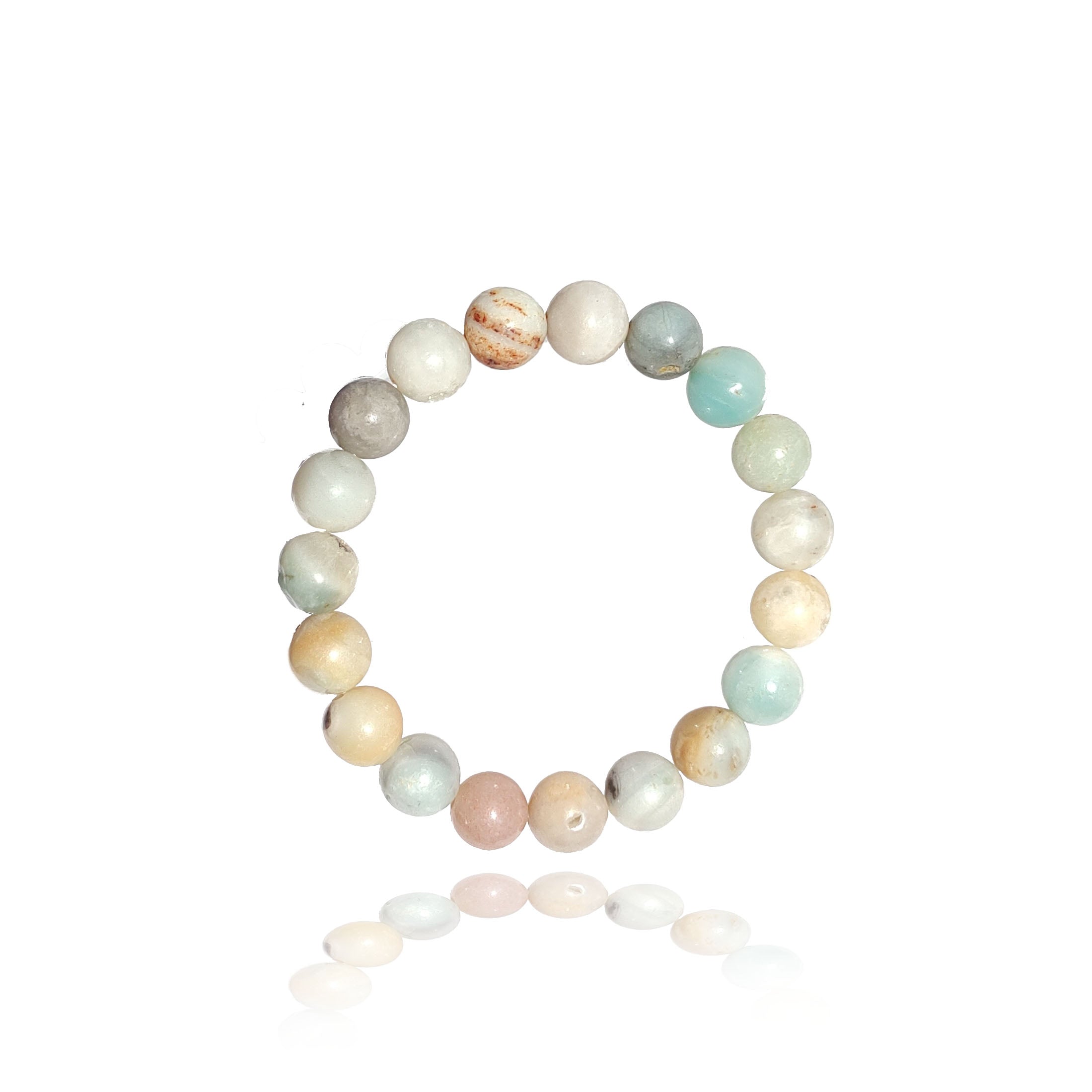 Amazonite 6mm, 8mm and 10mm bead bracelet
