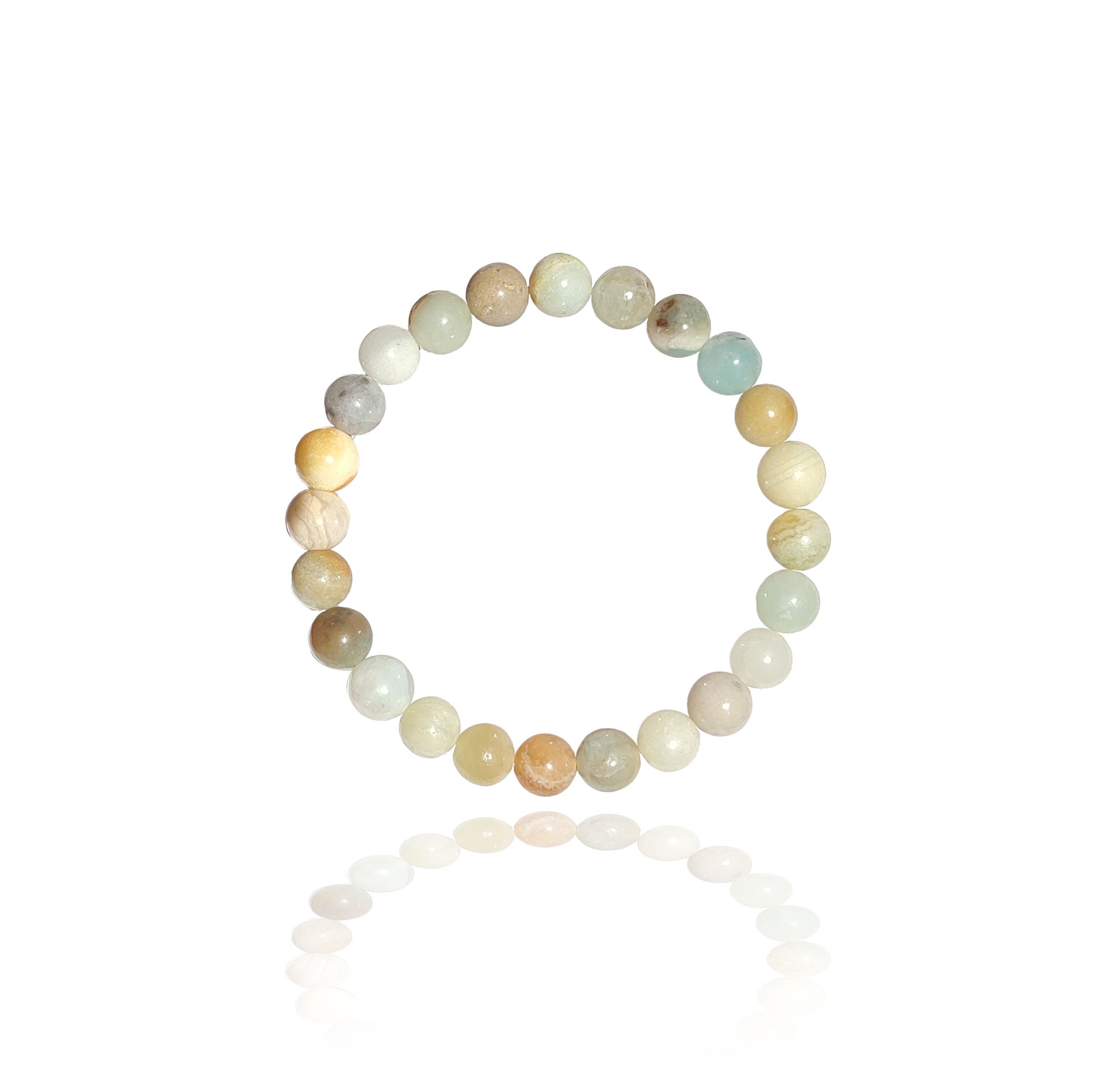 Amazonite 6mm, 8mm and 10mm bead bracelet