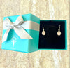 Louisa Rose Quartz Tear Sterling Silver Earring