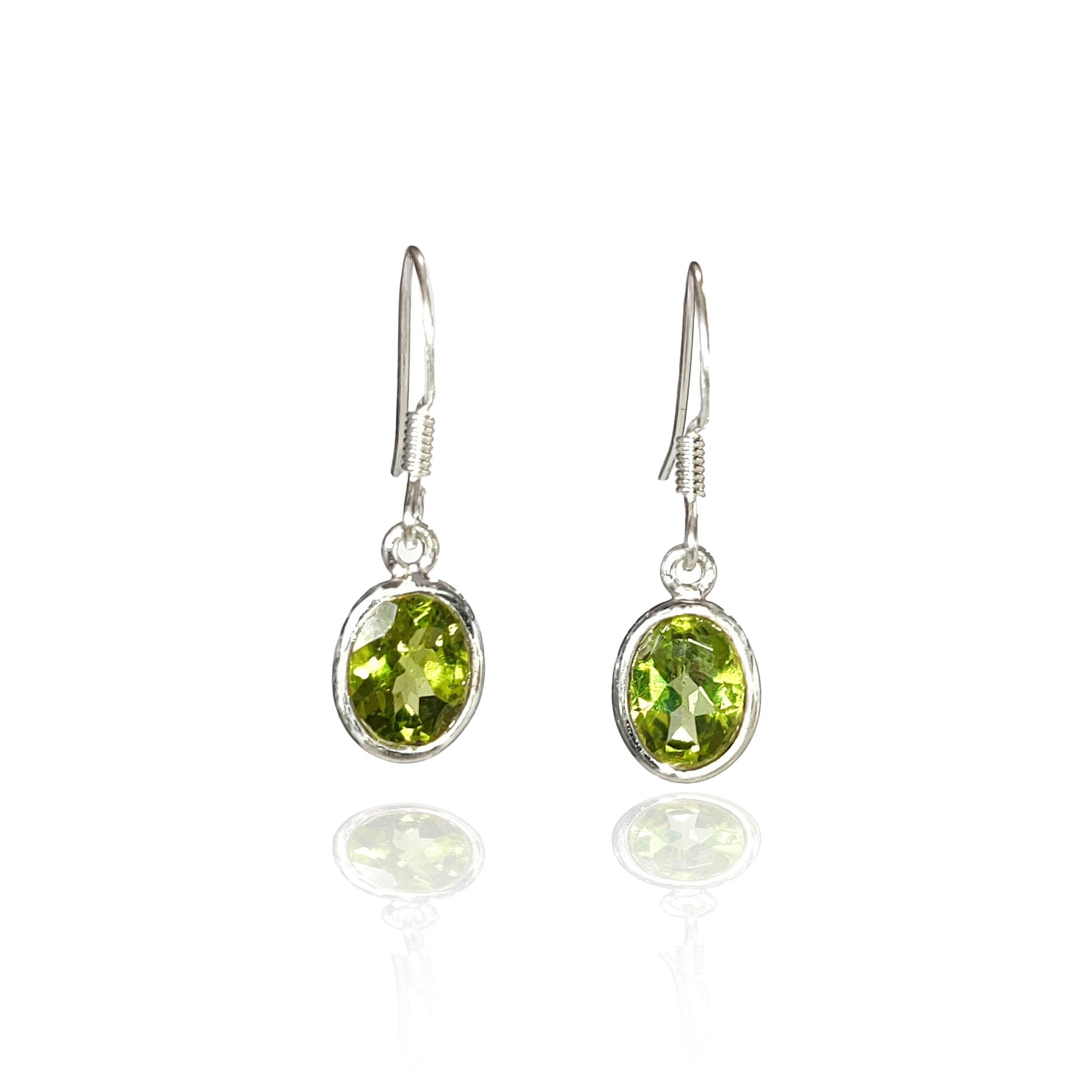 Gabriella Peridot Sterling Silver Earring