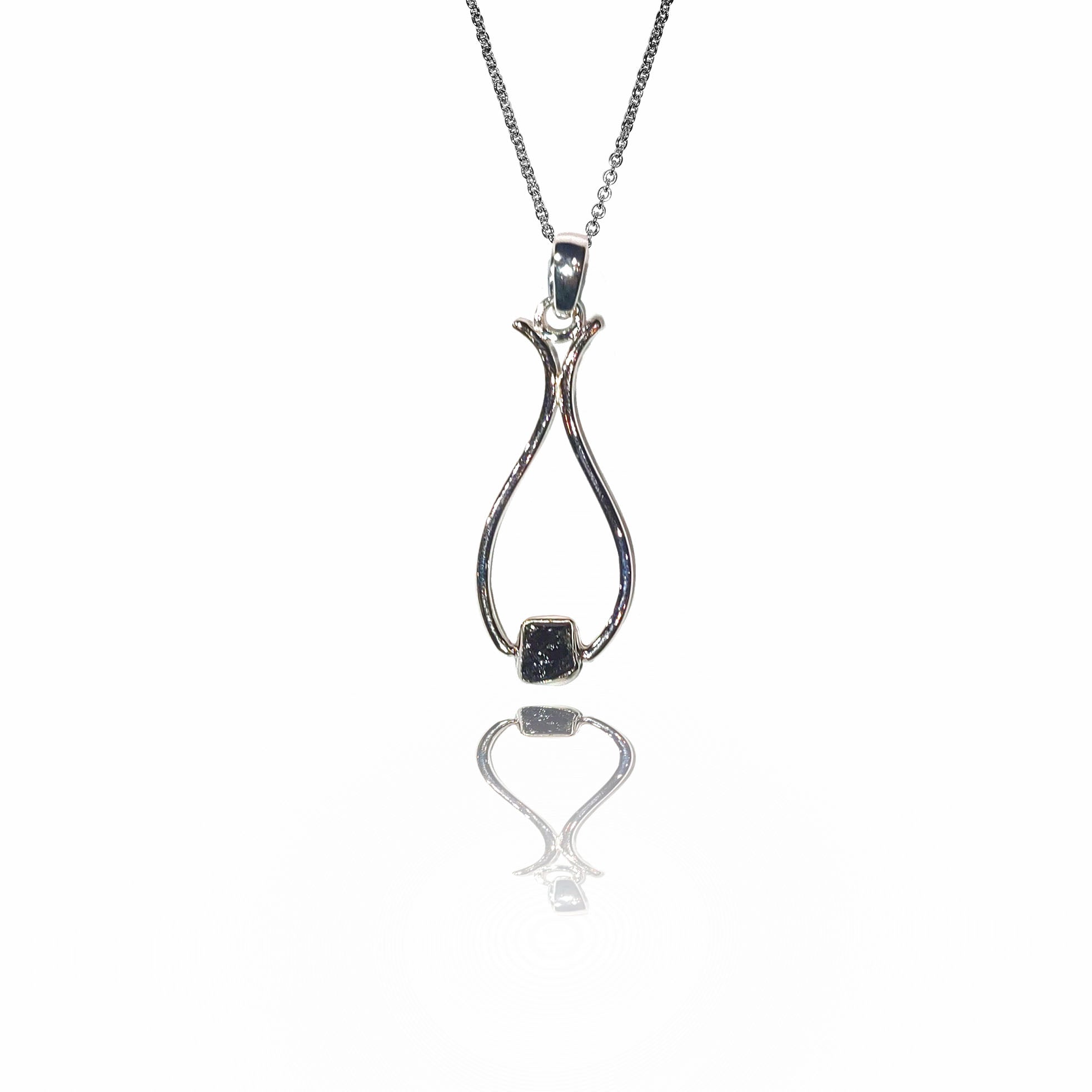 Andromeda Moldavite pendant
