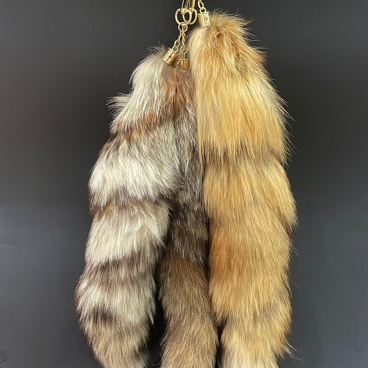 Natural Fox Tails - variety of sizes and colours