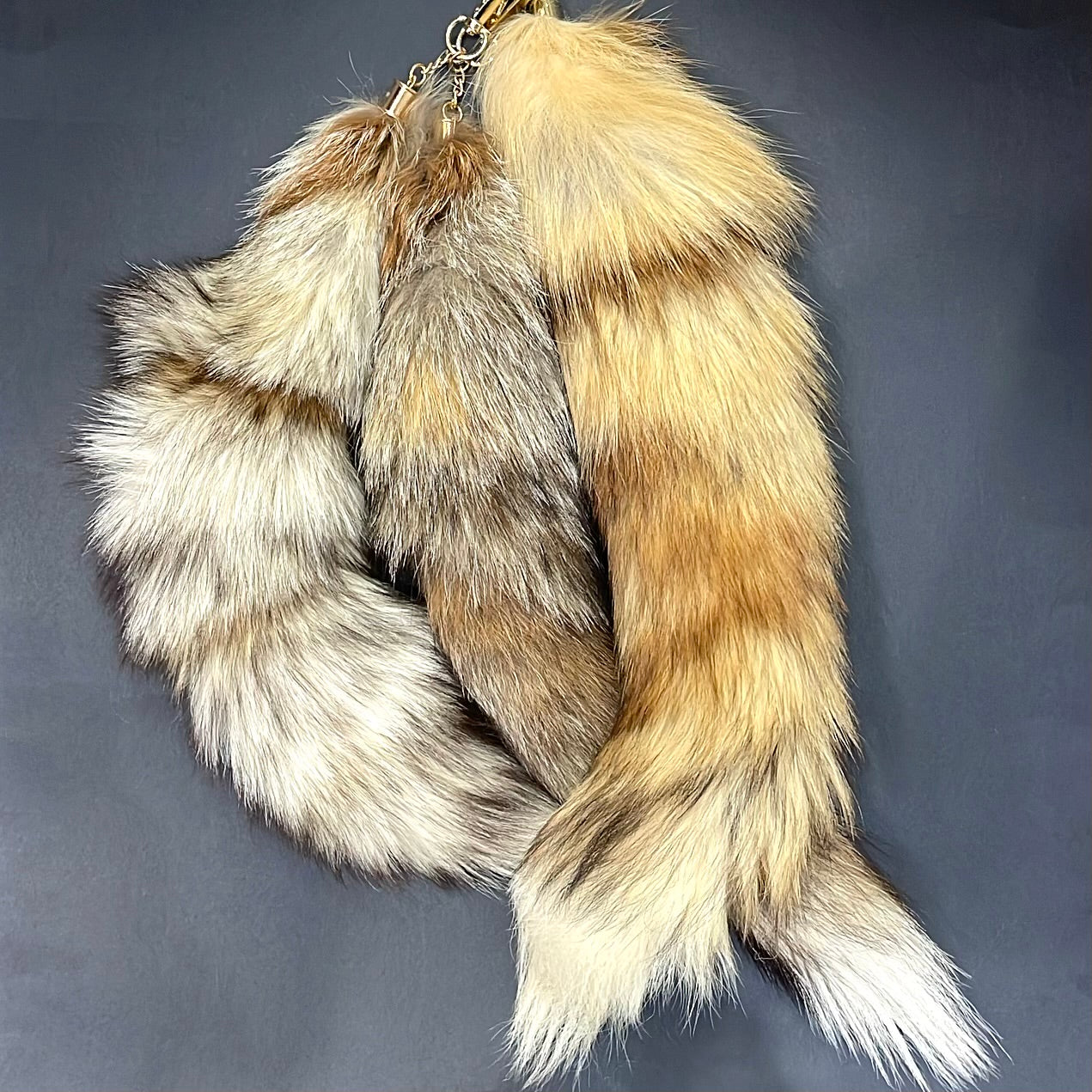 Natural Fox Tails - variety of sizes and colours