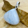 Rainbow Moonstone pendant in sterling silver