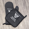 The Darkness Collection Oven Mitt Set