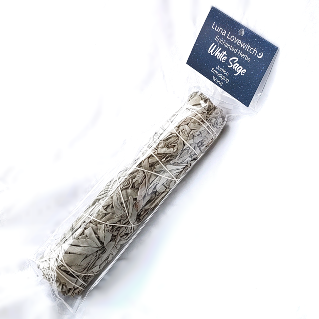 White Sage Smudge Stick - Organic 5 size choices Luna Lovewitch