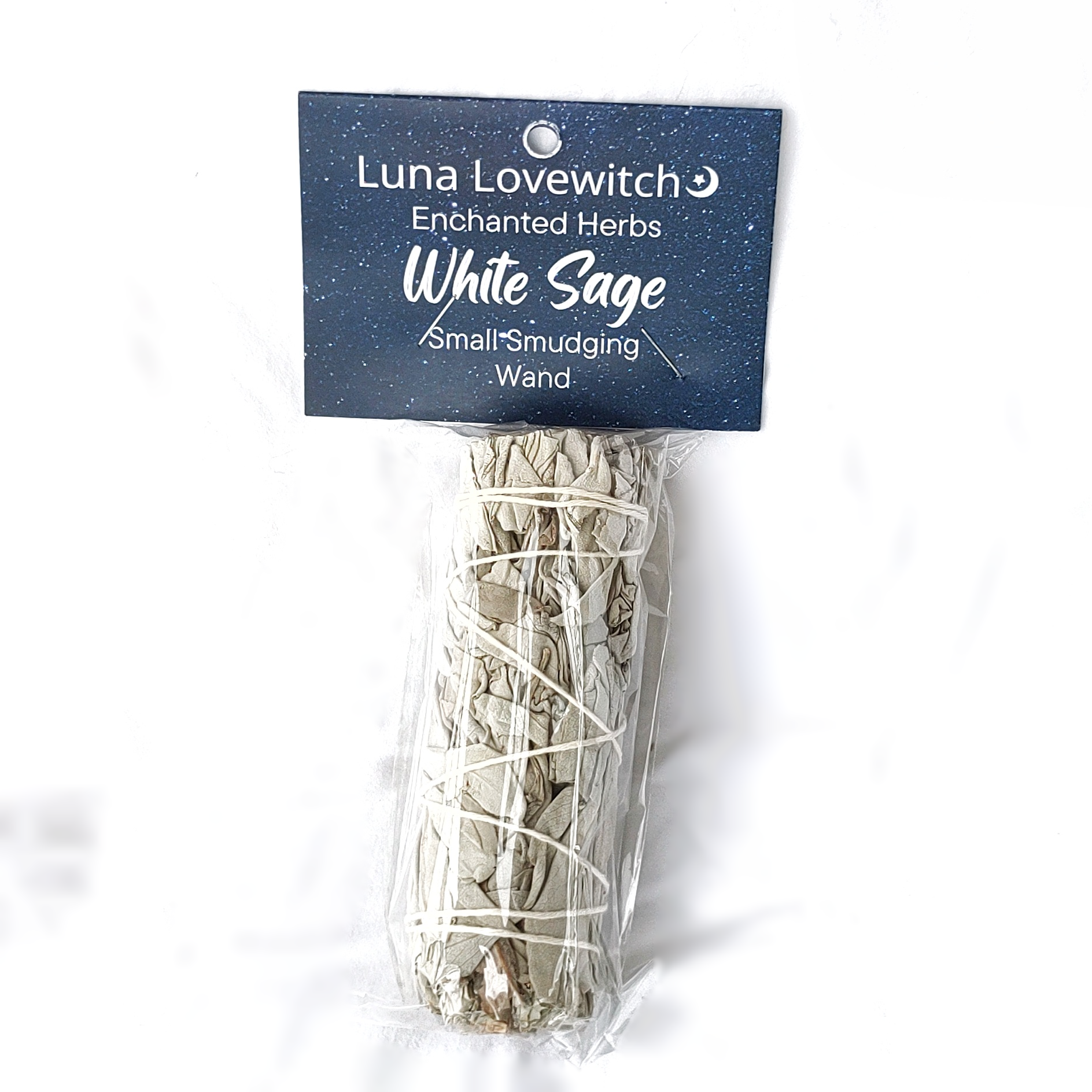 White Sage Smudge Stick - Organic 5 size choices Luna Lovewitch