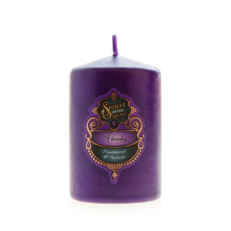 Akasha - Spirit of the Orient Pillar Candle - Small