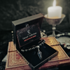 Luna Lovewitch Cursed collection ~ Black obsidan coffin charm bracelet