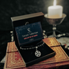 Luna Lovewitch Cursed Collection ~ Amethyst pentagram charm bracelet