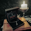 Luna Lovewitch Cursed Collection ~ Black obsidan spider charm bracelet