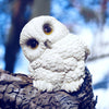 Cute white owl 12cm