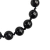 Black Tourmaline Adjustable Unisex Bracelet 10mm