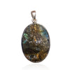 Labradorite sterling silver pendant
