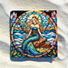 Embossed Mermaid coasters - Set of 4