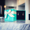 Louisa Garnet Tear Sterling Silver Earring