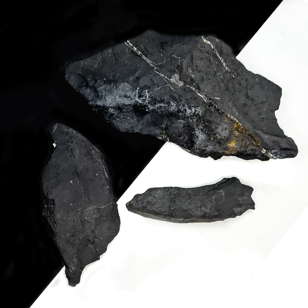 Shungite - raw natural chunks in various sizes