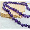 Amethyst 8mm crystal bead necklace in luxury giftbox 80cm