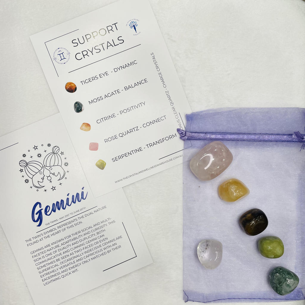 Zodiac crystal Pack - Gemini May 21 ~ June 20