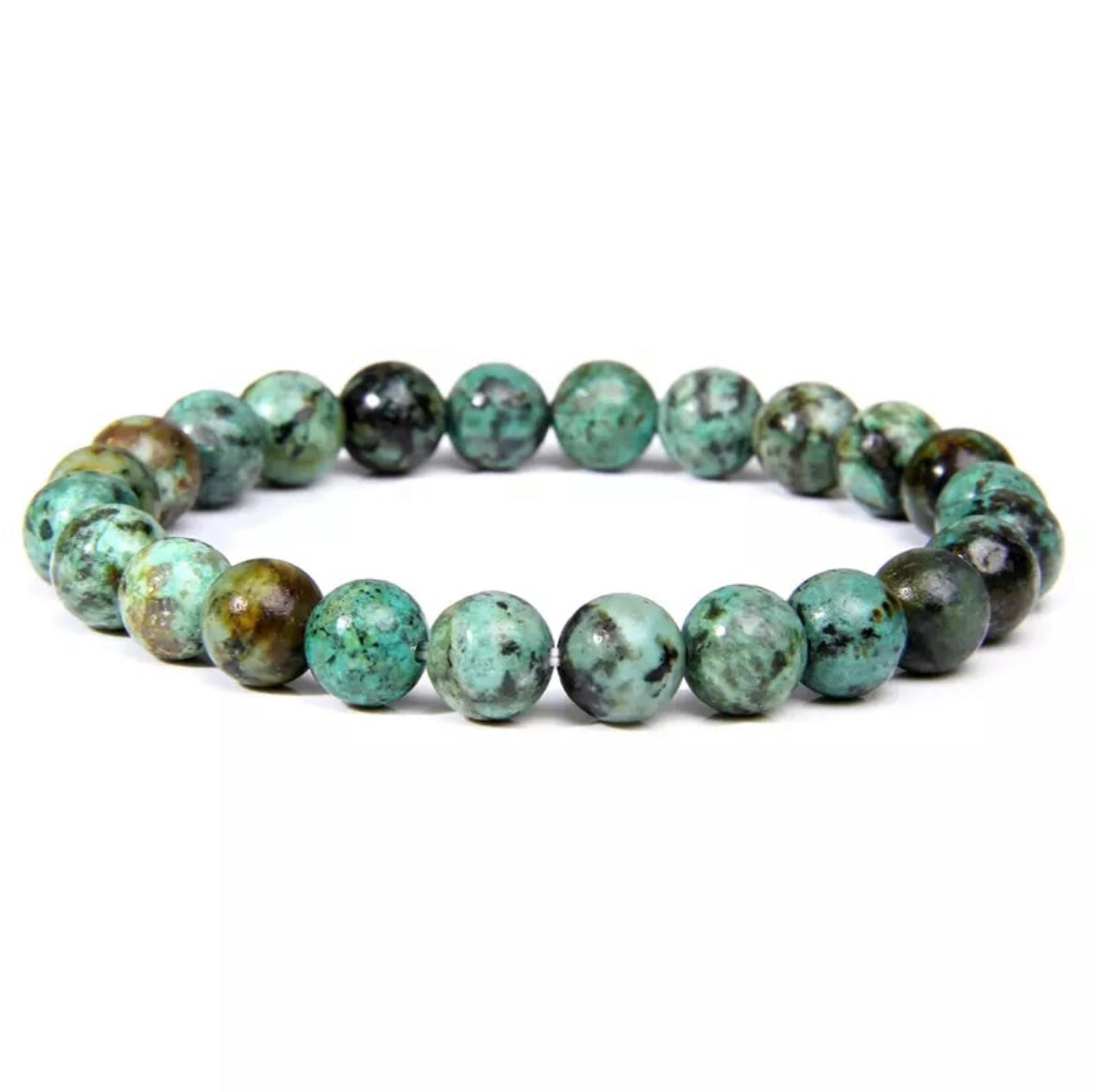 African Turquoise Bead Bracelet Bracelets The Crystal and Wellness Warehouse 