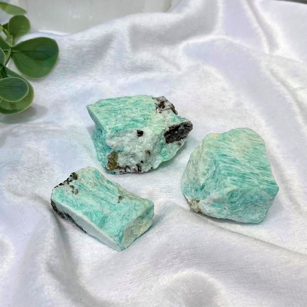 Amazonite natural chunks various sizes