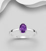 Amethyst Oval Ring Rings The Crystal and Wellness Warehouse 