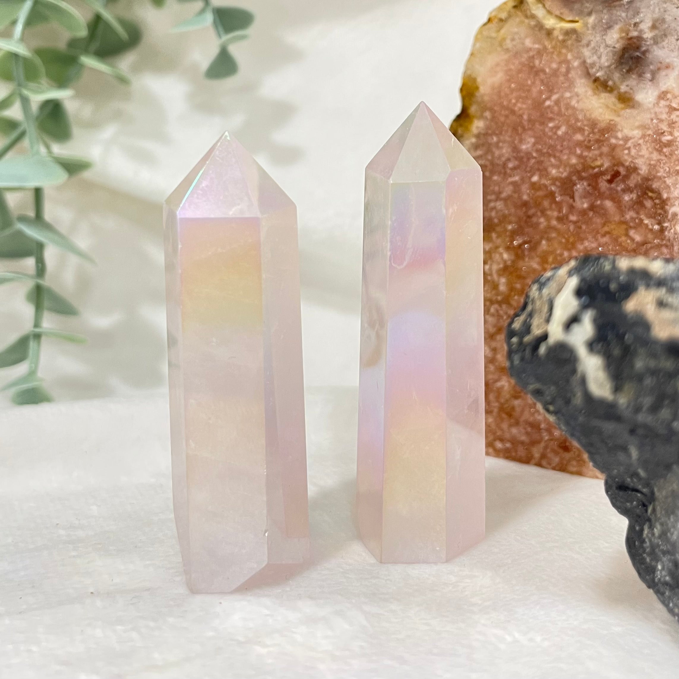 Angel Aura Rose Quartz Crystals The Crystal and Wellness Warehouse Small 