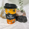 Load image into Gallery viewer, &quot;Bee Happy&quot; Eco-to-Go Coffee &amp; Tea Cups The Crystal and Wellness Warehouse 
