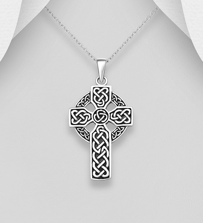 Celtic Knot Cross Pendant Charms & Pendants The Crystal and Wellness Warehouse 