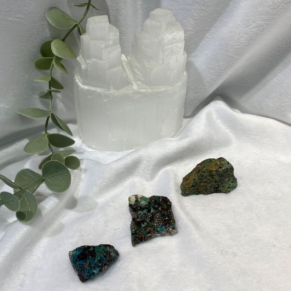 Chrysocolla natural chunks various sizes