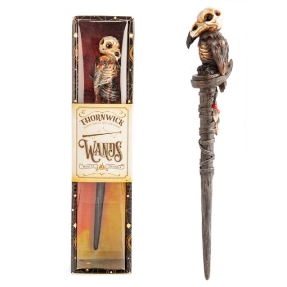 Thornwick wands - skeleton crow wand