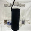 Crystal Water Bottle in glass with insulated cover Spirituality The Crystal and Wellness Warehouse 